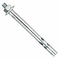 Powers 3/4in x 4-1/4in Lok-Bolt AS Sleeve Expansion Anchors, Hex Nut, Carbon Steel Zinc Plated, 10PK POW 05055S